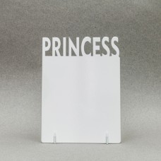 Рамка металлическая Принцесса + ПЕЧАТЬ